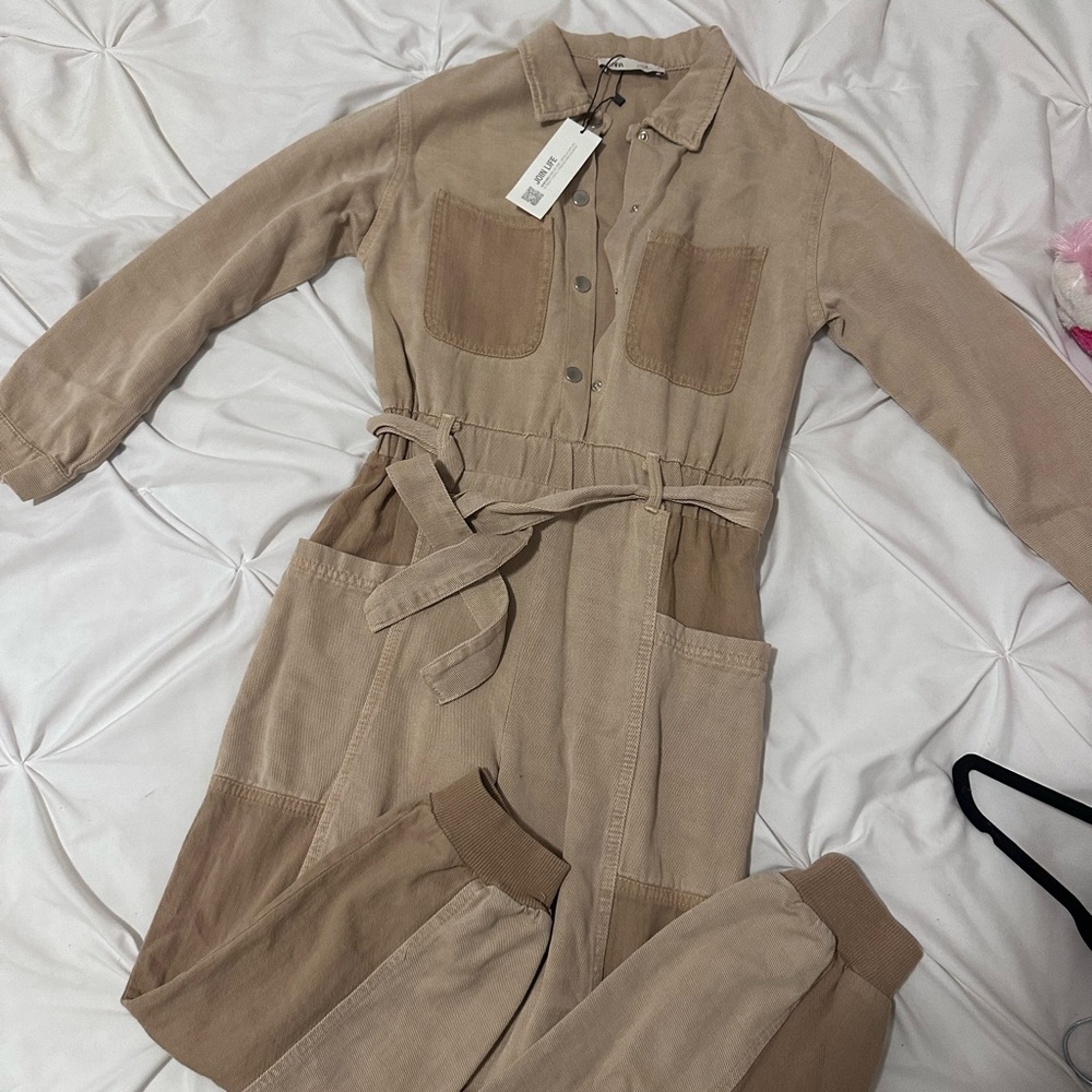 Zara Tan Jumpsuit